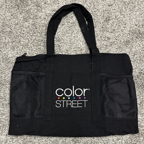 Color Street Classic Black Tote - Picture 1 of 2